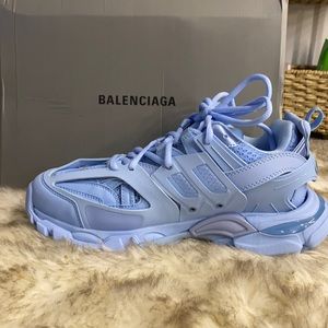 Light blue Balenciaga sneakers